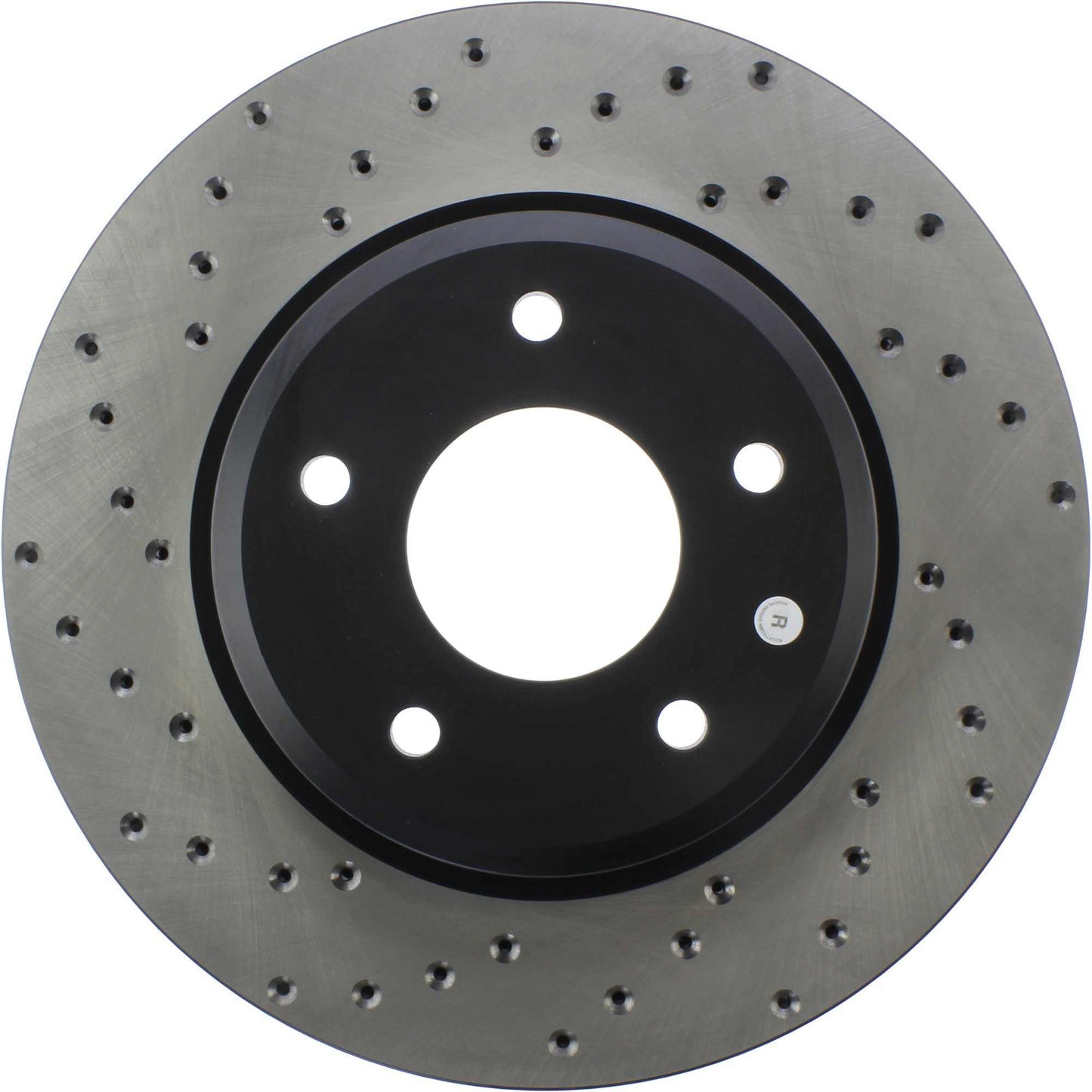 StopTech  Sport Cross Drilled Brake Rotor; Front Right