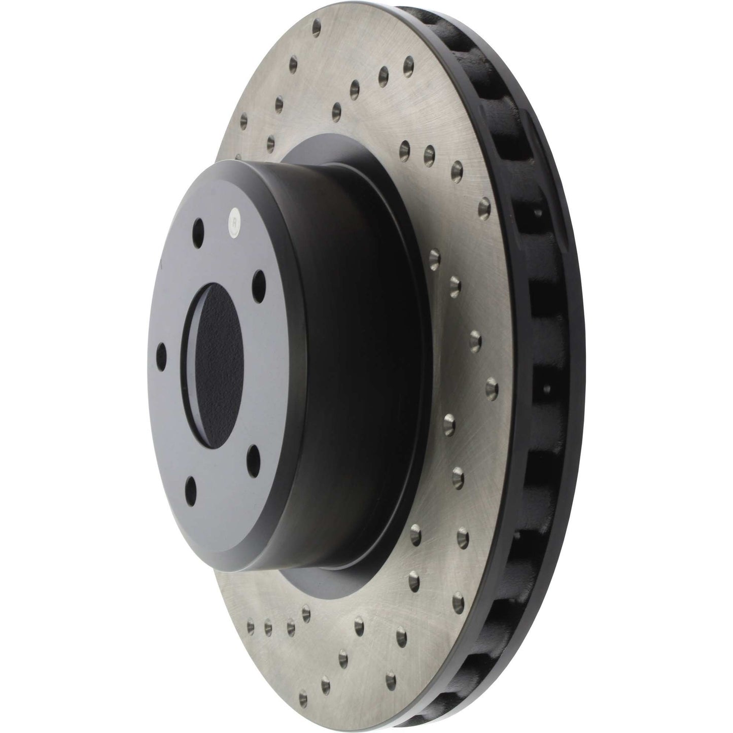 StopTech  Sport Cross Drilled Brake Rotor; Front Right