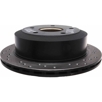 StopTech Sport Cryo Cross Drilled Brake Rotor; Rear Left