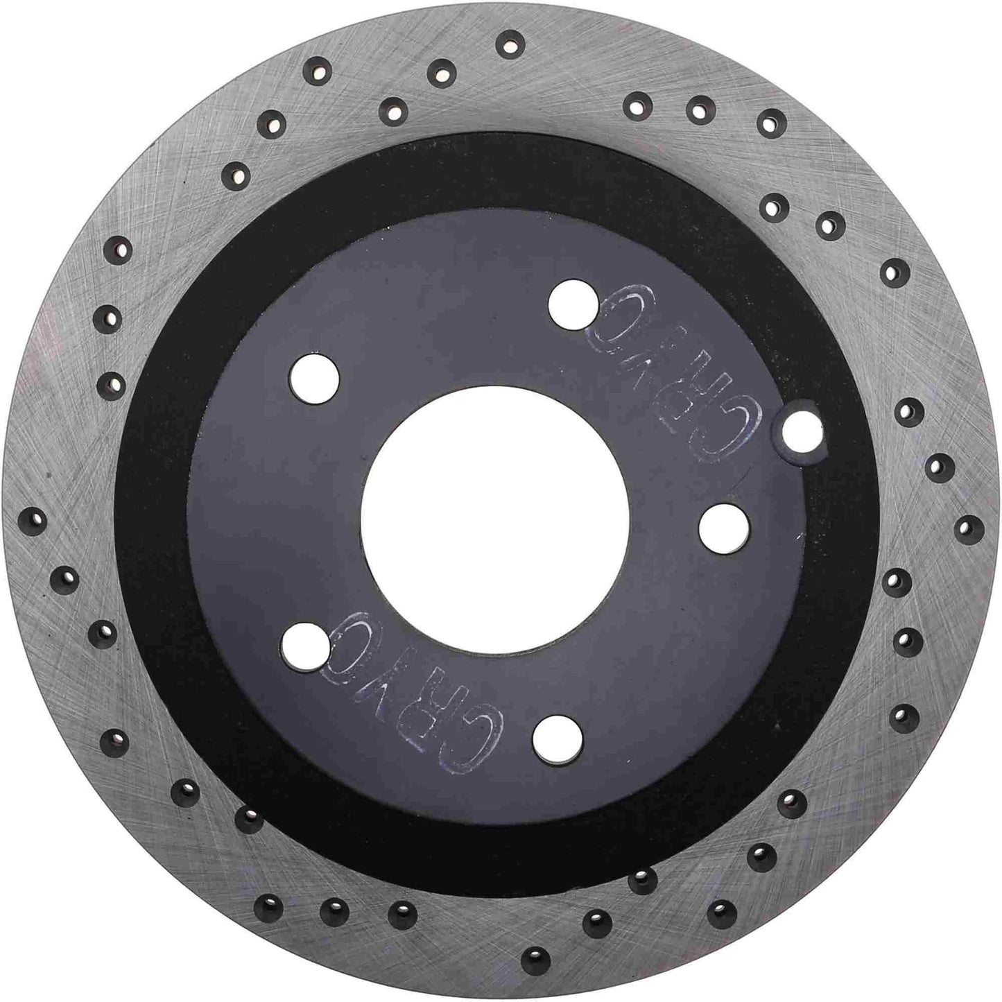 StopTech  Sport Cryo Cross Drilled Brake Rotor; Rear Right