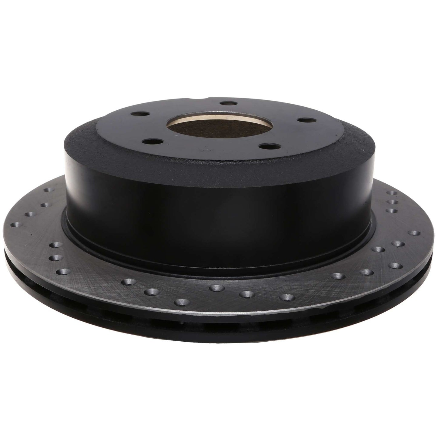 StopTech Sport Cross Drilled Brake Rotor; Rear Left