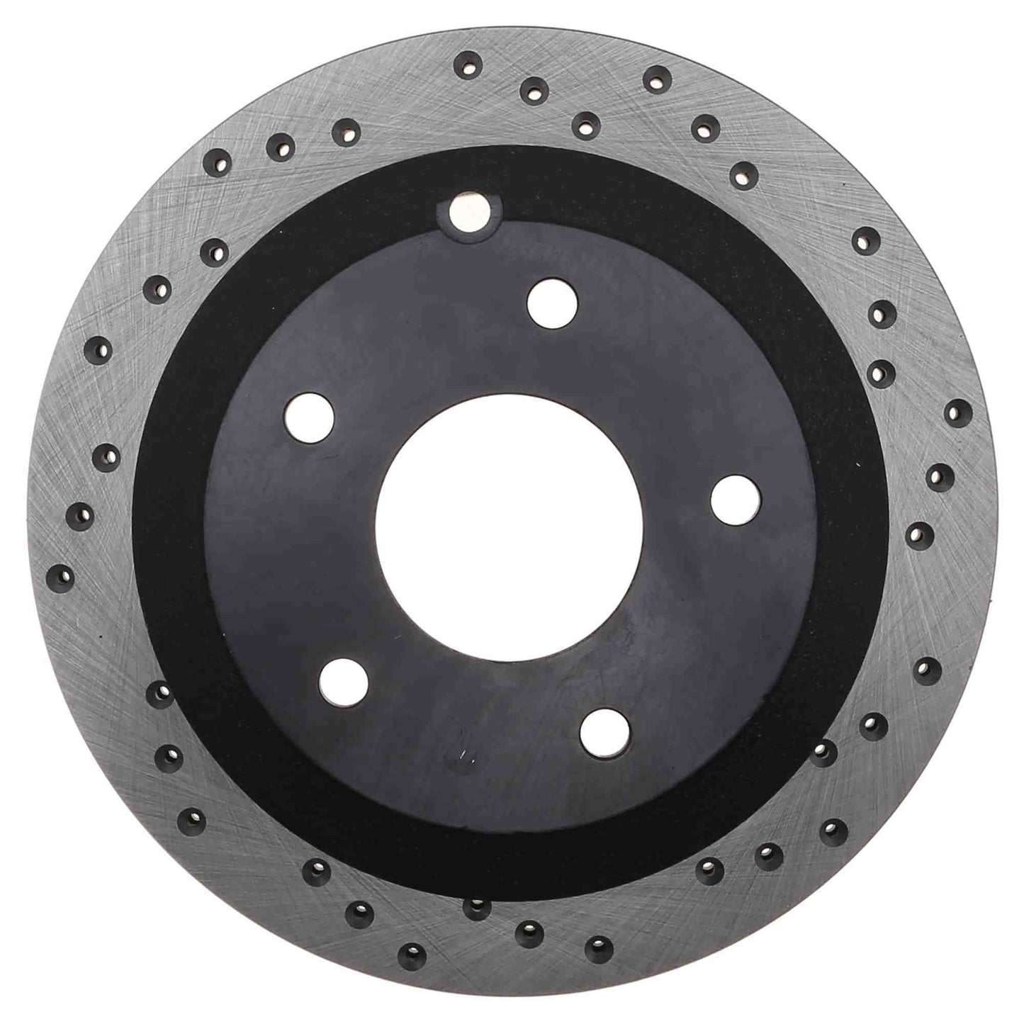 StopTech Sport Cross Drilled Brake Rotor; Rear Left
