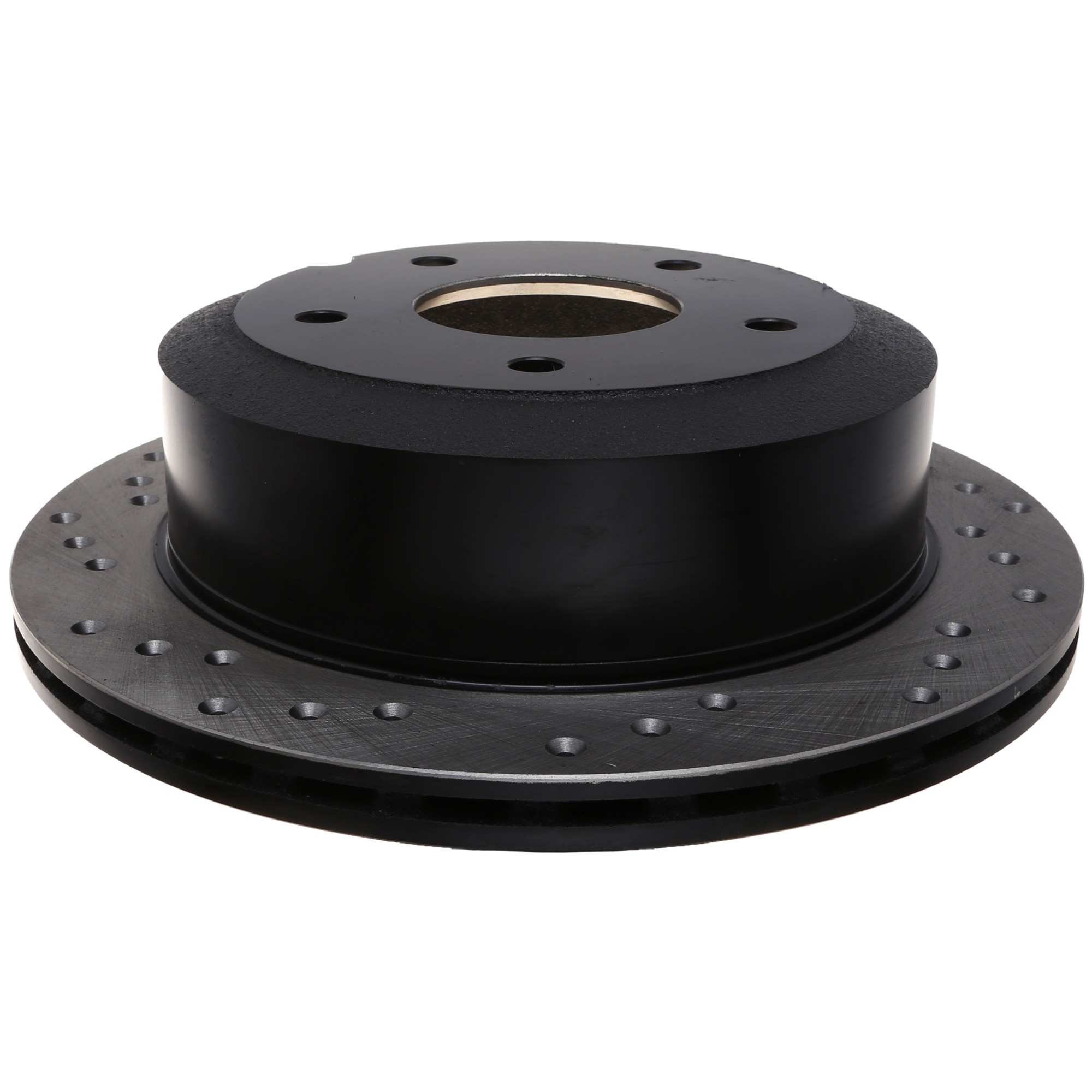 StopTech Sport Cross Drilled Brake Rotor; Rear Right