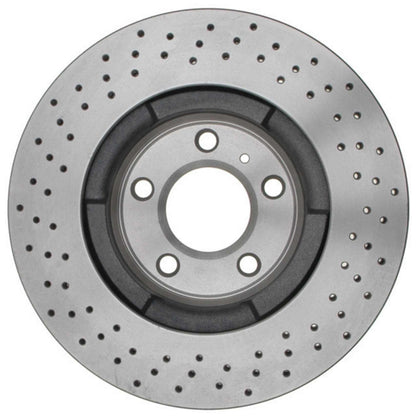 Centric Parts Disc Brake Rotor Premium OE Style Drilled with Painted Hat and Edge for 2005-2008 Pontiac Grand Prix 128.62091