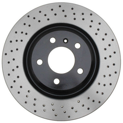 Centric Parts Disc Brake Rotor Premium OE Style Drilled with Painted Hat and Edge for 2005-2008 Pontiac Grand Prix 128.62091