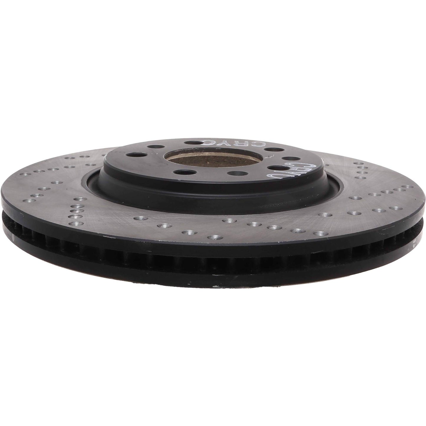 StopTech Sport Cryo Cross Drilled Brake Rotor; Front Left