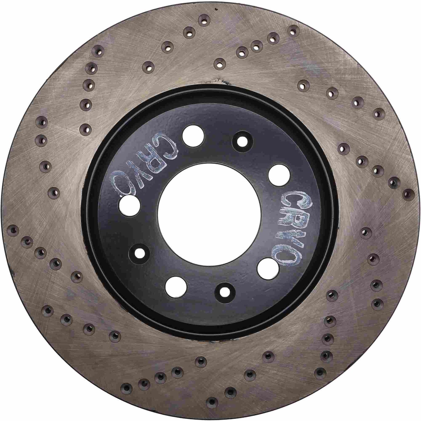 StopTech Sport Cryo Cross Drilled Brake Rotor; Front Right