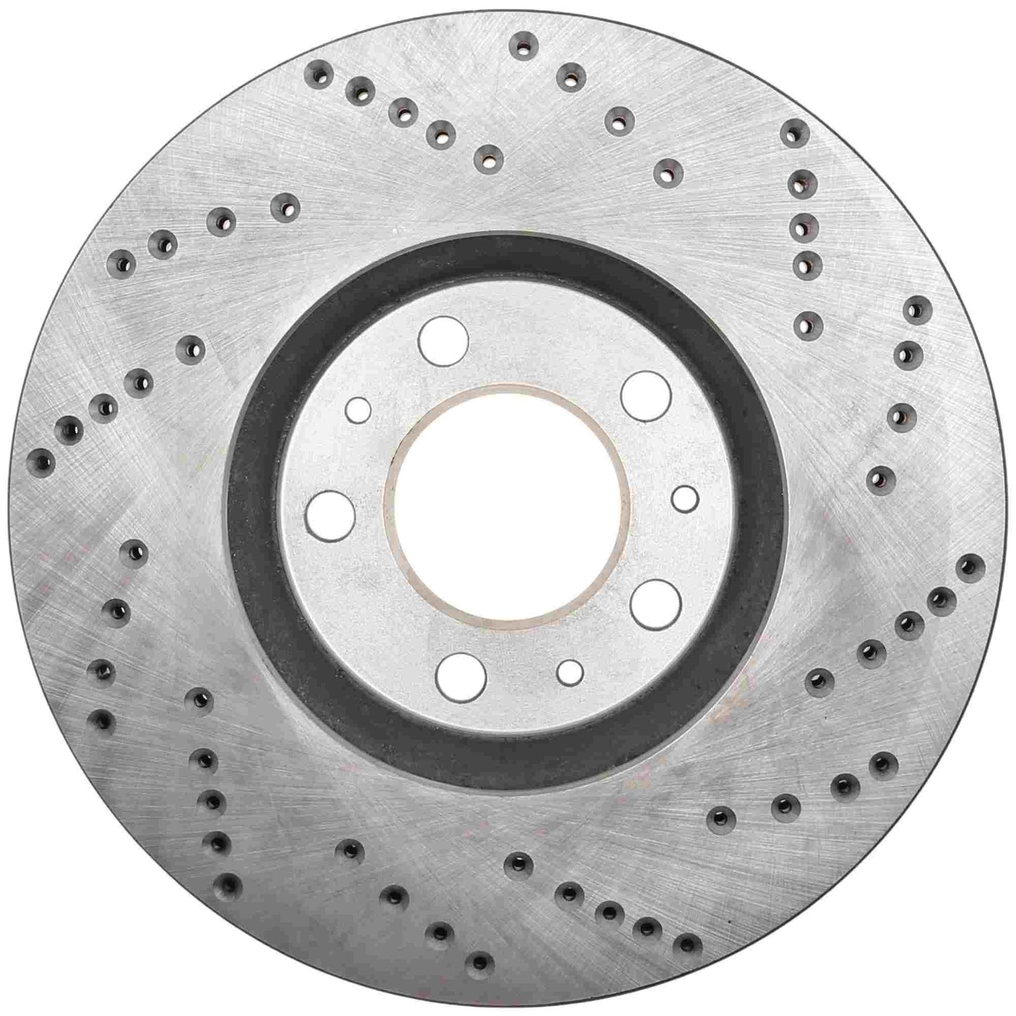 StopTech Sport Cross Drilled Brake Rotor; Front Right
