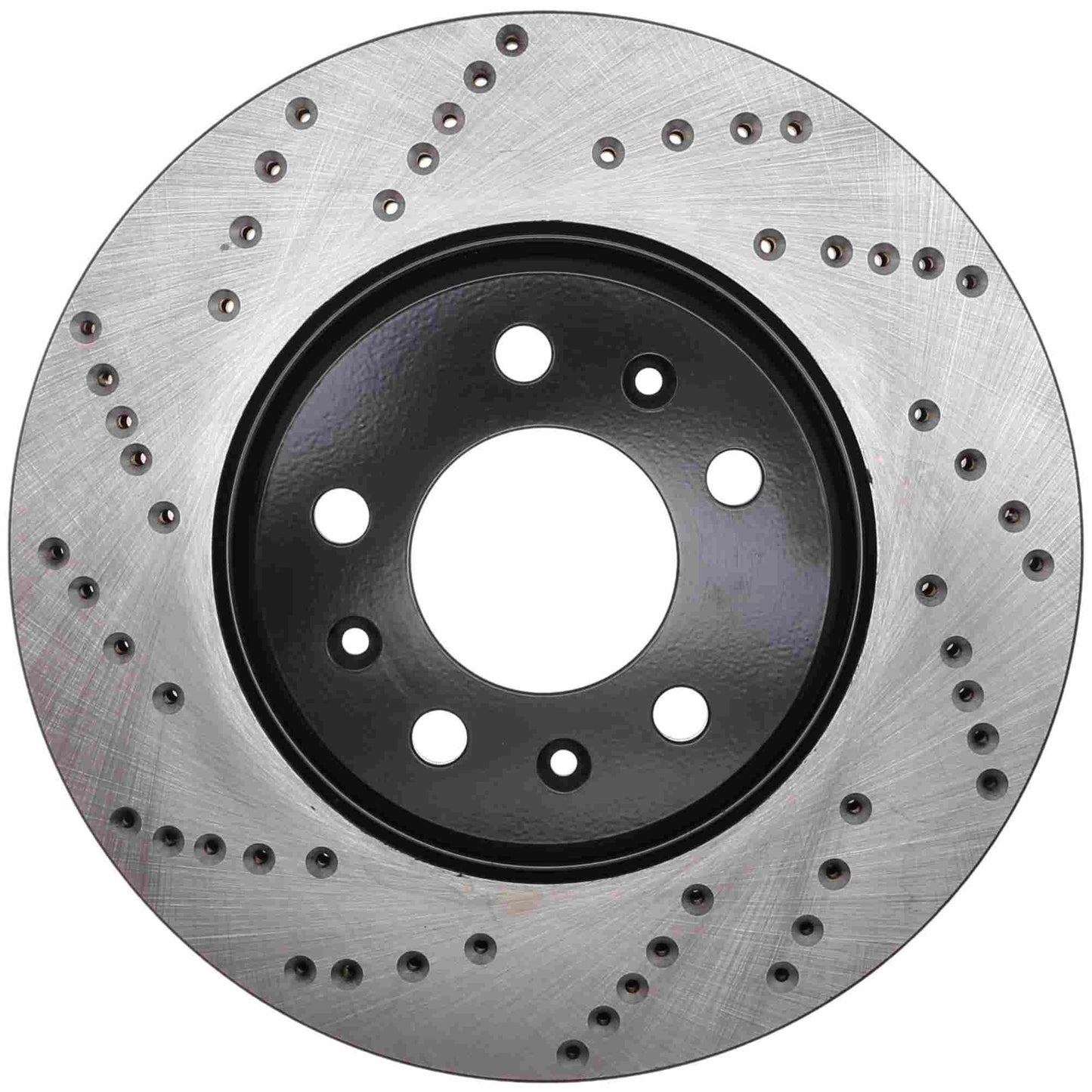 StopTech Sport Cross Drilled Brake Rotor; Front Right