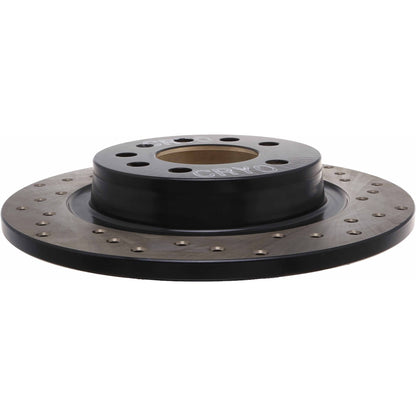 StopTech Sport Cryo Cross Drilled Brake Rotor; Rear Left