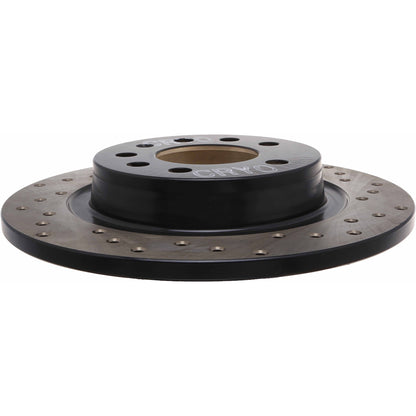StopTech Sport Cryo Cross Drilled Brake Rotor; Rear Left