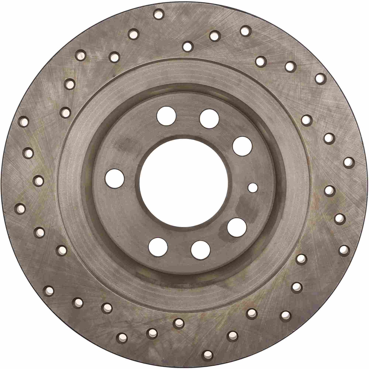 StopTech Sport Cryo Cross Drilled Brake Rotor; Rear Left