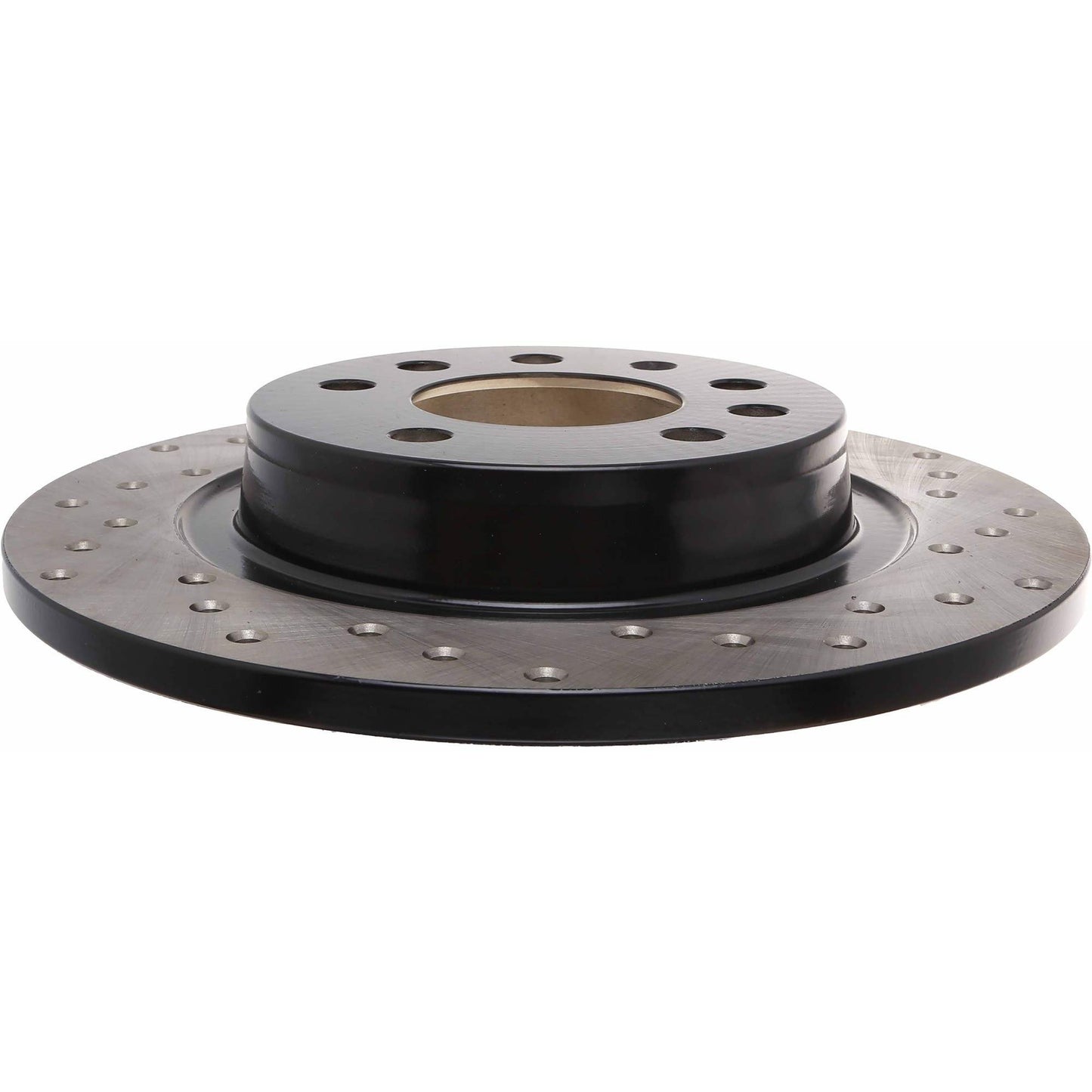 StopTech Sport Cross Drilled Brake Rotor; Rear Left