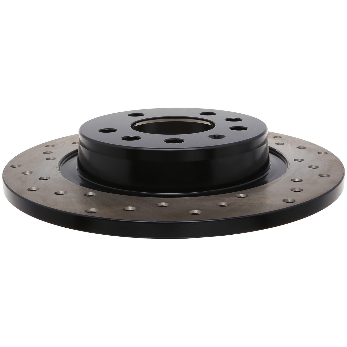 StopTech Sport Cross Drilled Brake Rotor; Rear Right