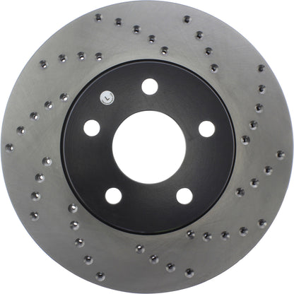 StopTech Sport Cryo Cross Drilled Brake Rotor; Front Left