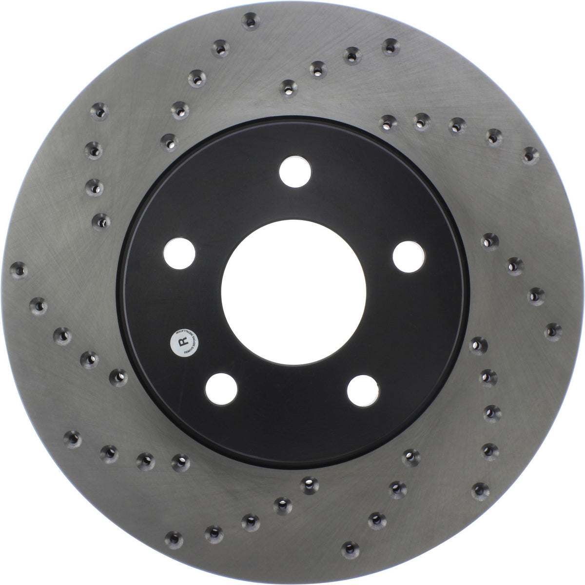 StopTech Sport Cryo Cross Drilled Brake Rotor; Front Right