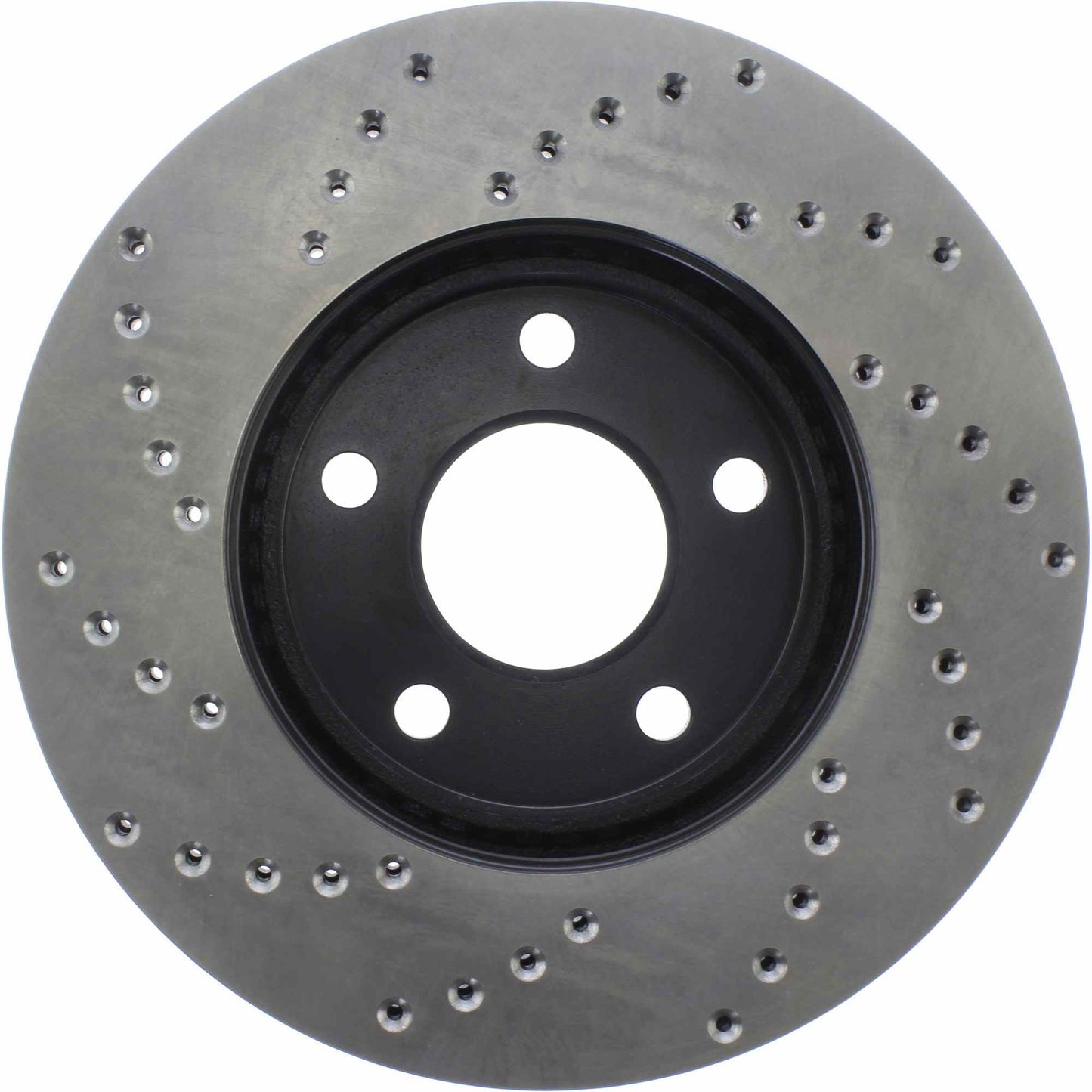 StopTech Sport Cross Drilled Brake Rotor; Front Left