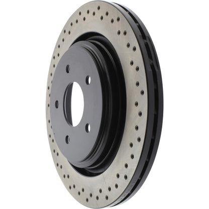Centric Parts Disc Brake Rotor Premium OE Style Drilled with Electrocoating finish 128.62096