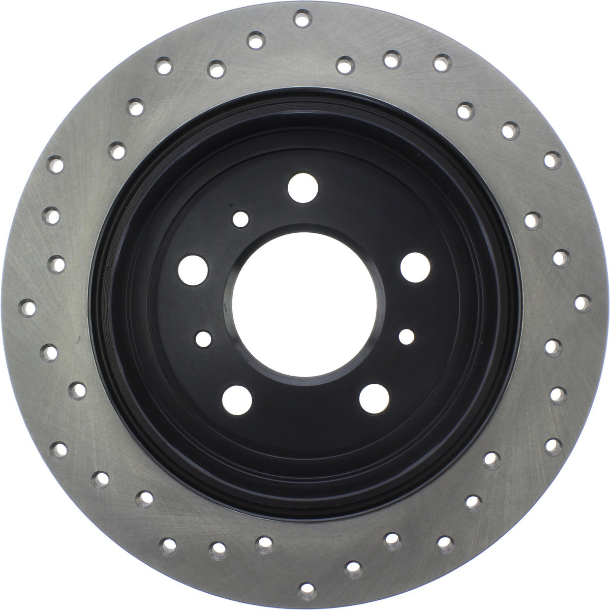 StopTech Sport Cryo Cross Drilled Brake Rotor; Rear Left