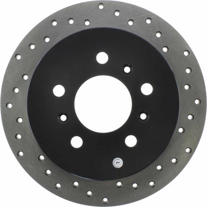 StopTech Sport Cryo Cross Drilled Brake Rotor; Rear Left