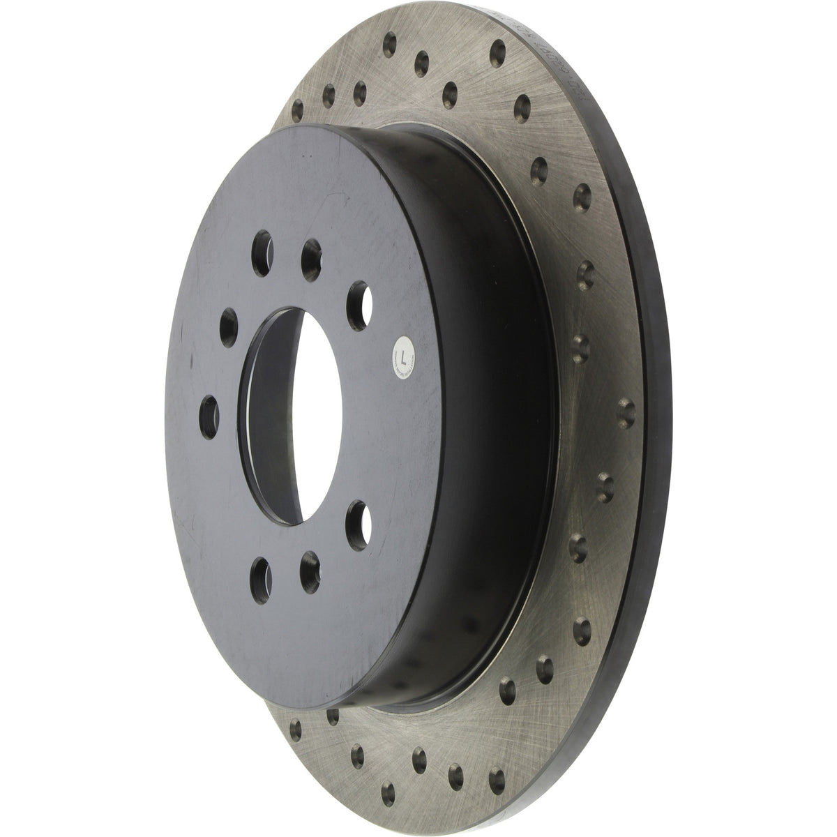 StopTech Sport Cryo Cross Drilled Brake Rotor; Rear Left