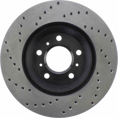 StopTech Sport Cryo Cross Drilled Brake Rotor; Front Left