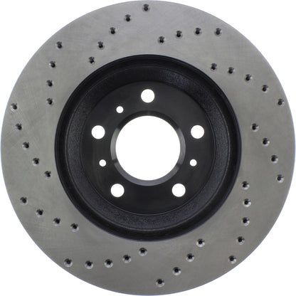 StopTech Sport Cryo Cross Drilled Brake Rotor; Front Left