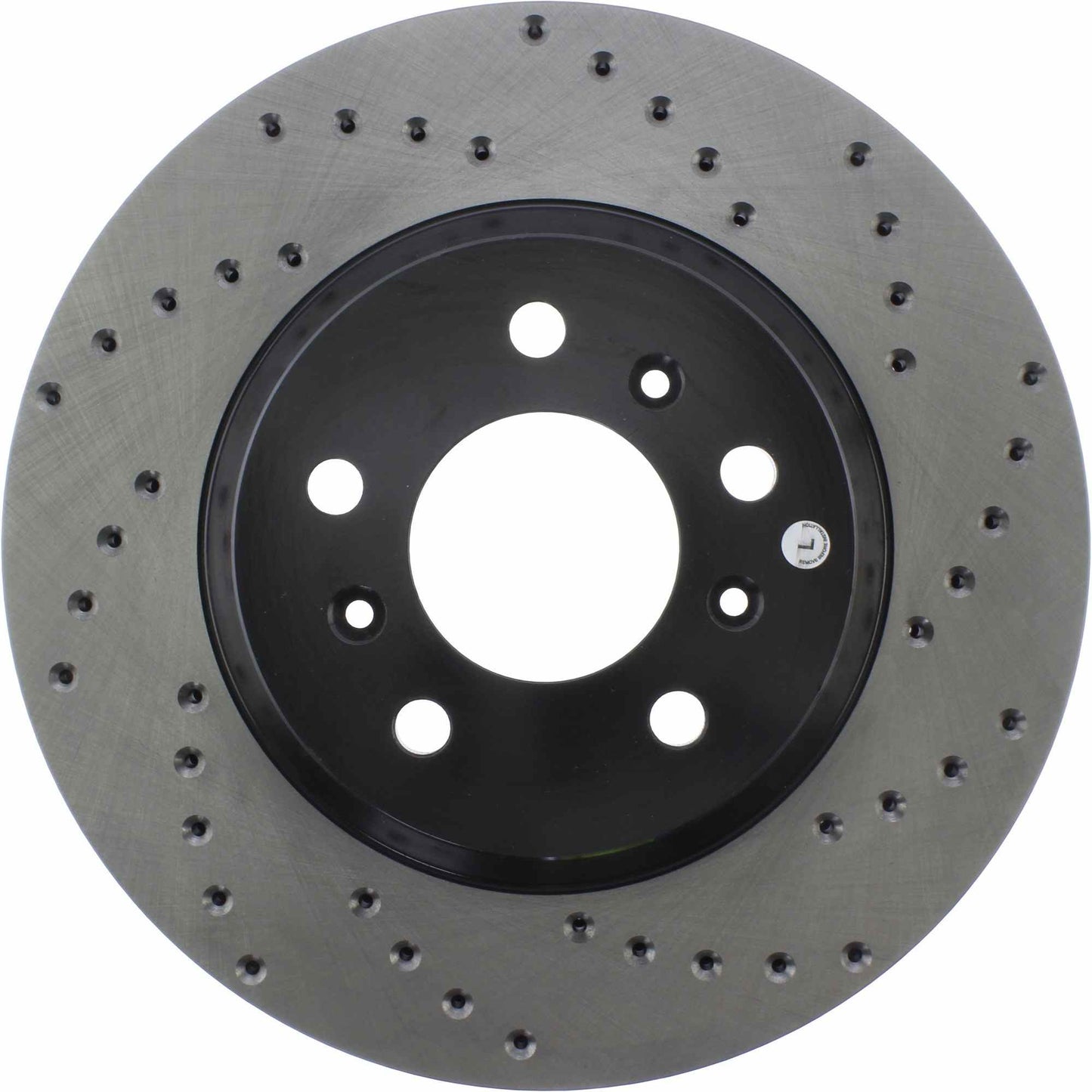 StopTech Sport Cryo Cross Drilled Brake Rotor; Front Left