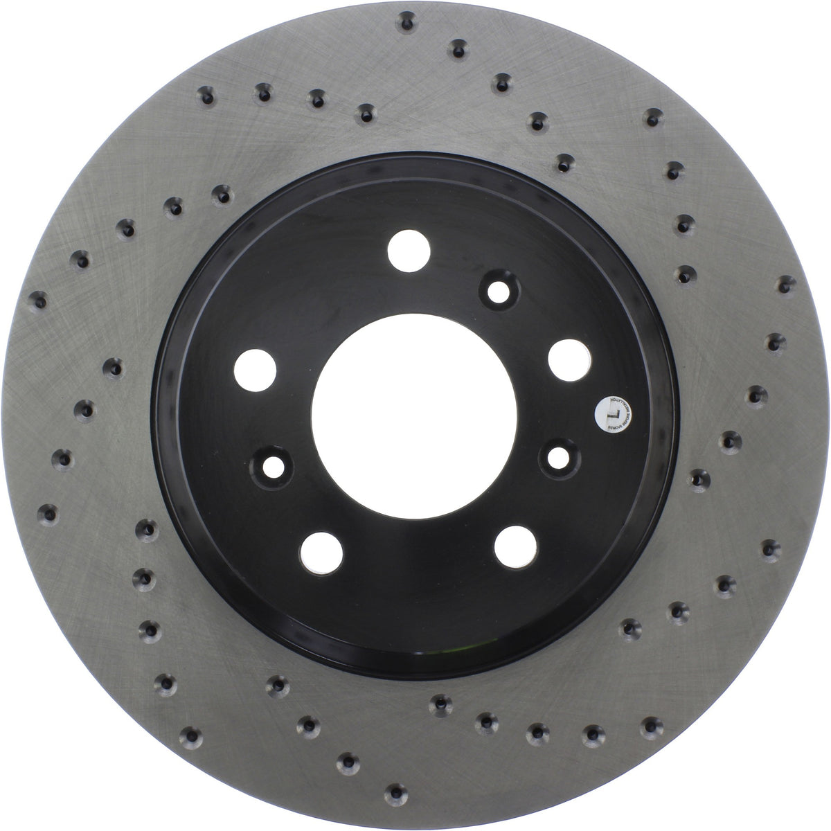 StopTech Sport Cryo Cross Drilled Brake Rotor; Front Left