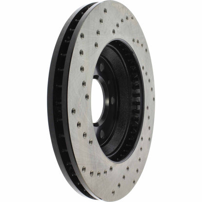 StopTech Sport Cryo Cross Drilled Brake Rotor; Front Left