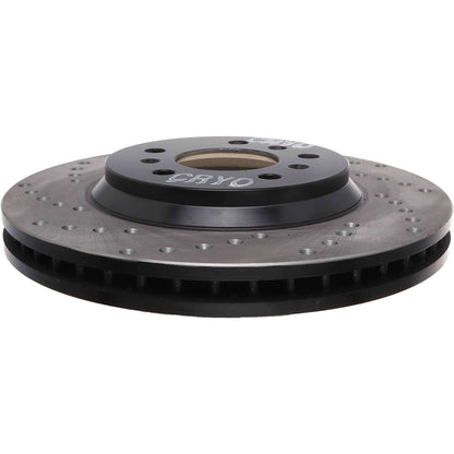 StopTech Sport Cryo Cross Drilled Brake Rotor; Front Right