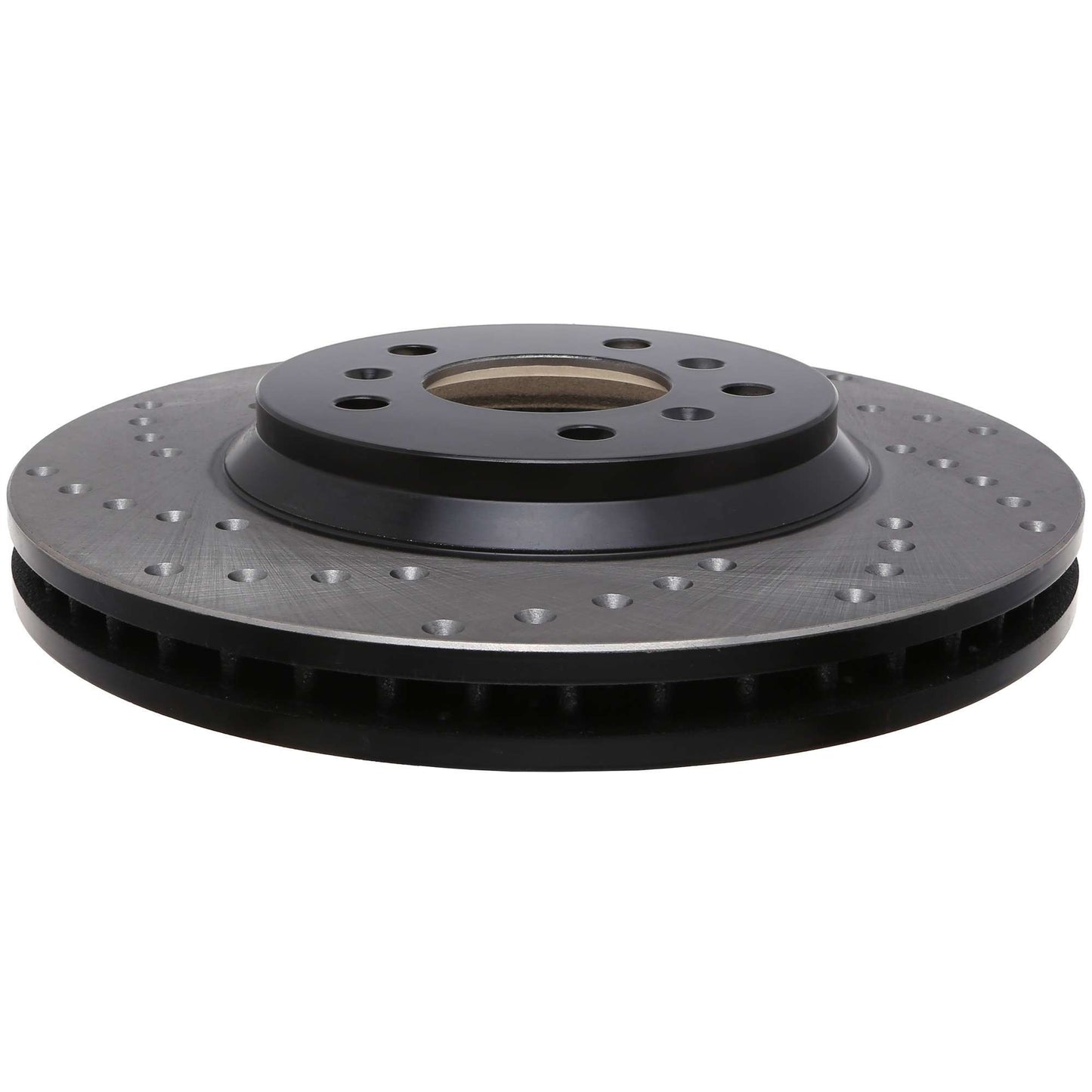 StopTech Sport Cross Drilled Brake Rotor; Front Right