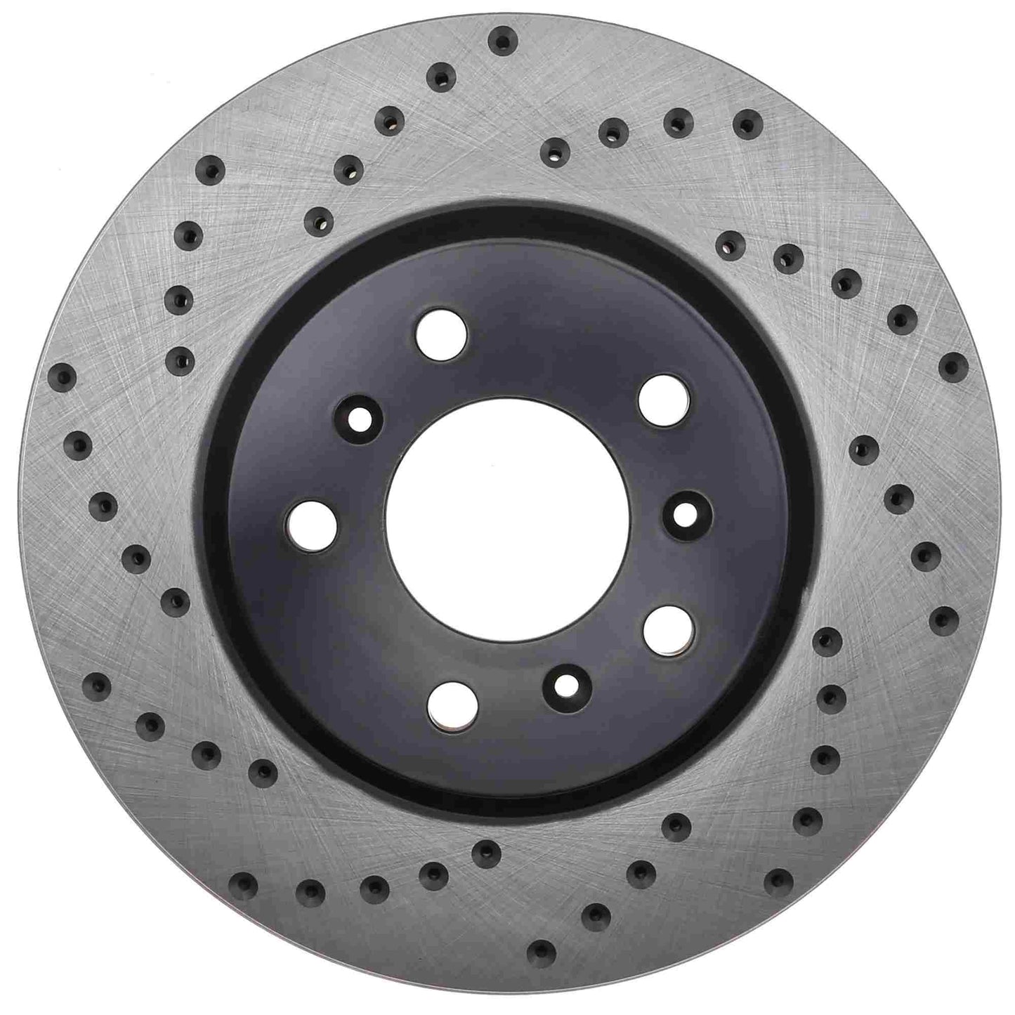 StopTech Sport Cross Drilled Brake Rotor; Front Right