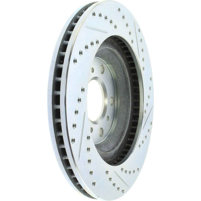 StopTech Sport Cryo Cross Drilled Brake Rotor; Front Right