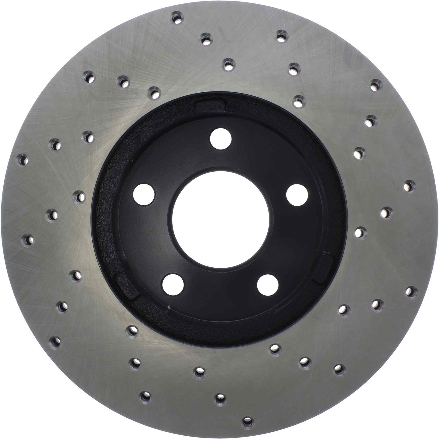 StopTech Sport Cross Drilled Brake Rotor; Front Right