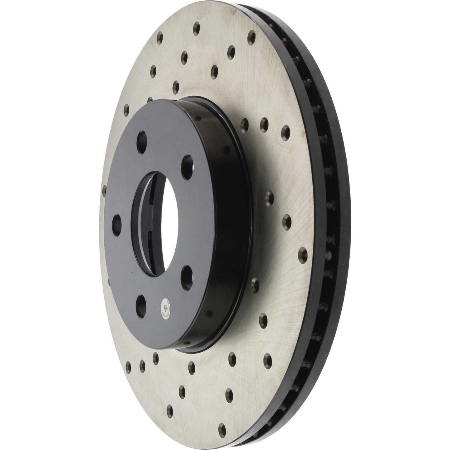 StopTech Sport Cross Drilled Brake Rotor; Front Right