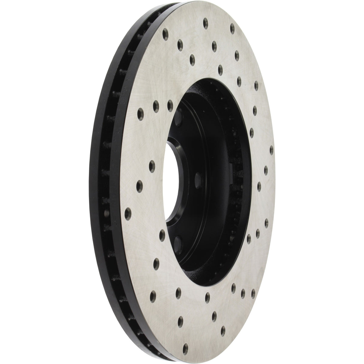 StopTech Sport Cross Drilled Brake Rotor; Front Right