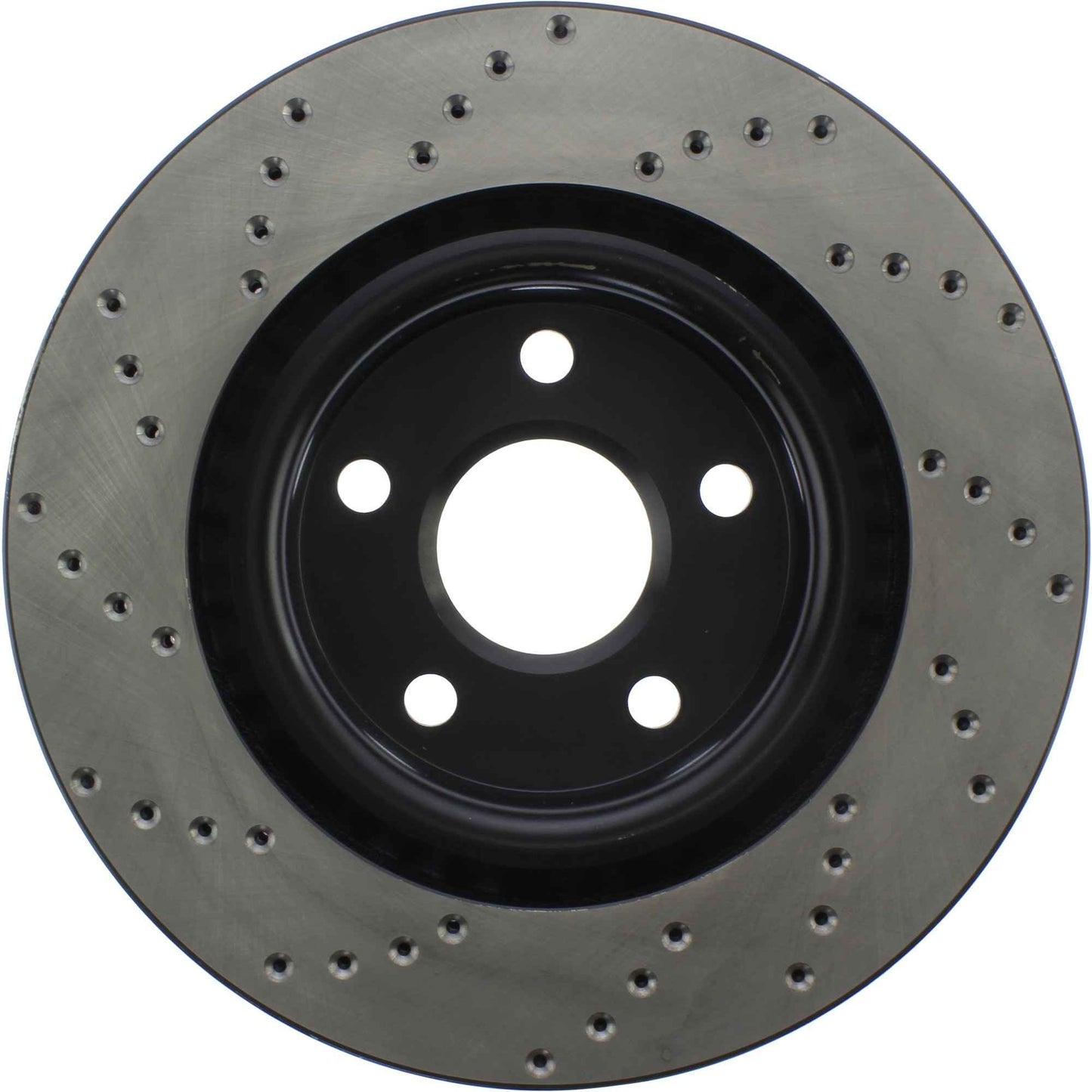 StopTech Sport Cross Drilled Brake Rotor; Front Left