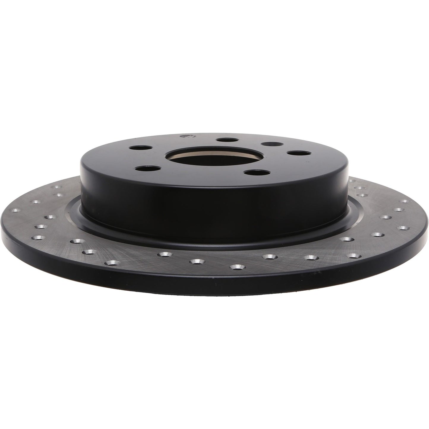 StopTech Sport Cross Drilled Brake Rotor; Rear Left