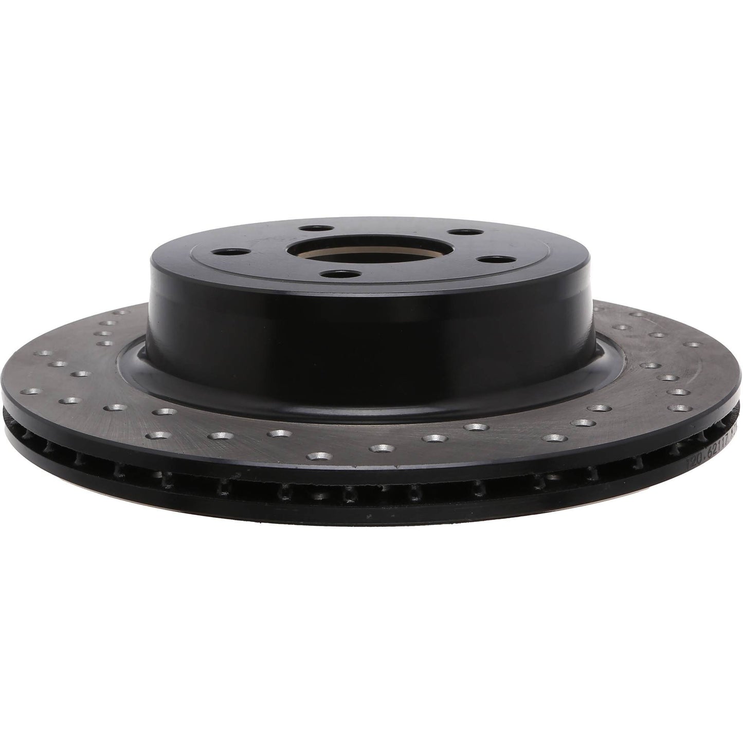 StopTech Sport Cross Drilled Brake Rotor; Rear Right