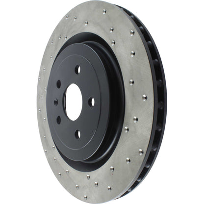 StopTech Sport Cryo Cross Drilled Brake Rotor; Rear Left