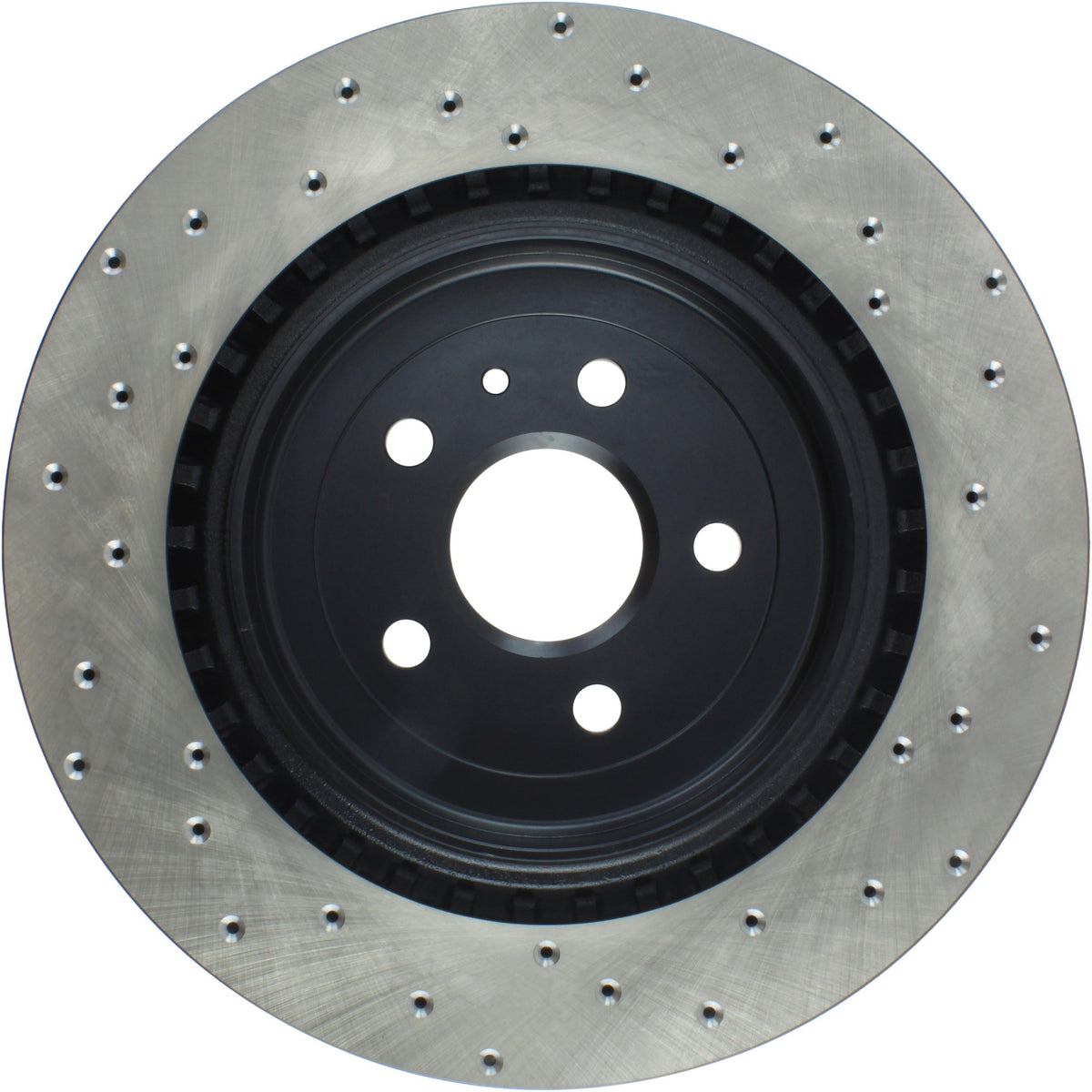 StopTech Sport Cryo Cross Drilled Brake Rotor; Rear Right