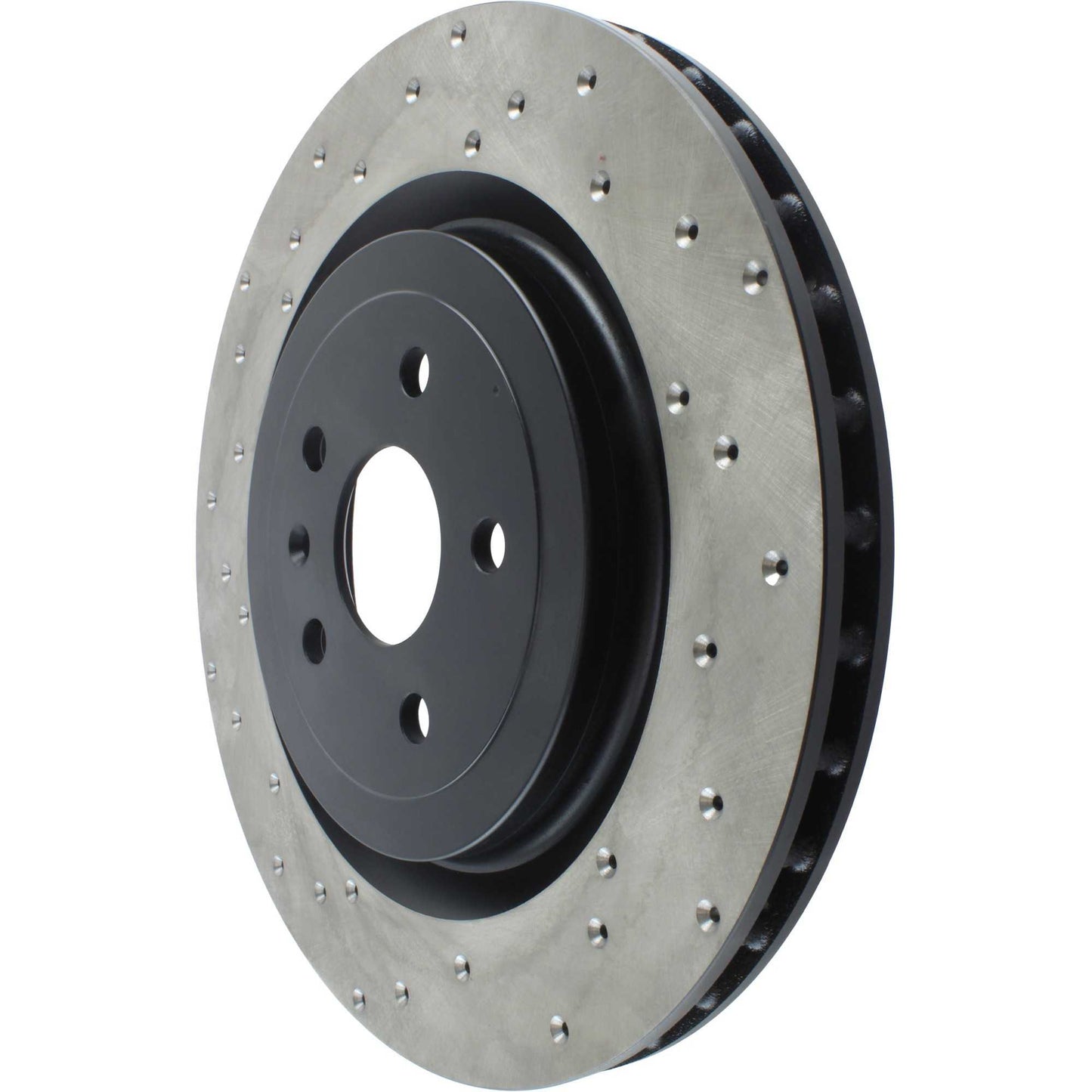 StopTech Sport Cross Drilled Brake Rotor; Rear Right