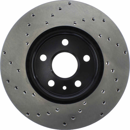 StopTech Sport Cryo Cross Drilled Brake Rotor; Front Left