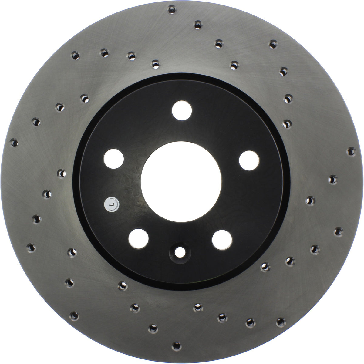 StopTech Sport Cryo Cross Drilled Brake Rotor; Front Left