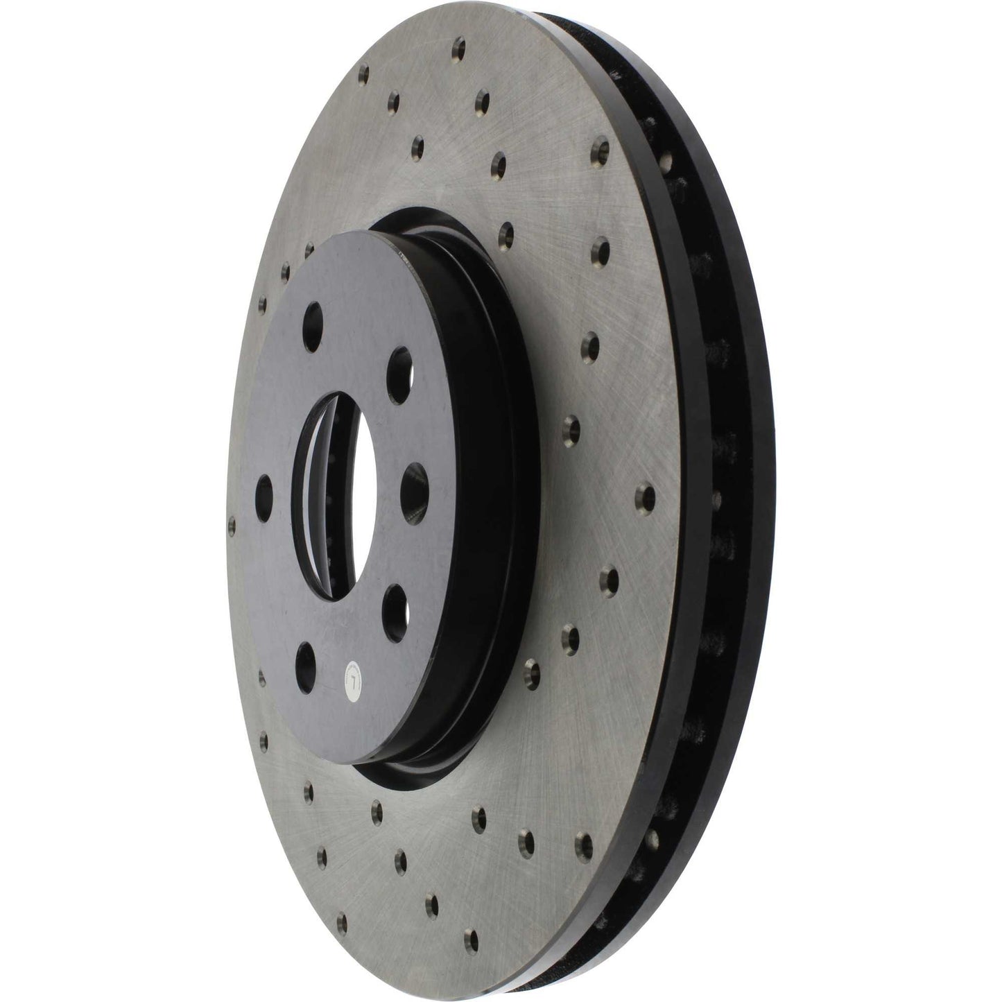 StopTech Sport Cryo Cross Drilled Brake Rotor; Front Left