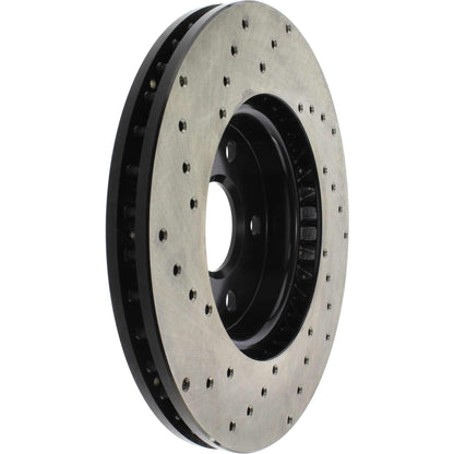 StopTech Sport Cryo Cross Drilled Brake Rotor; Front Left