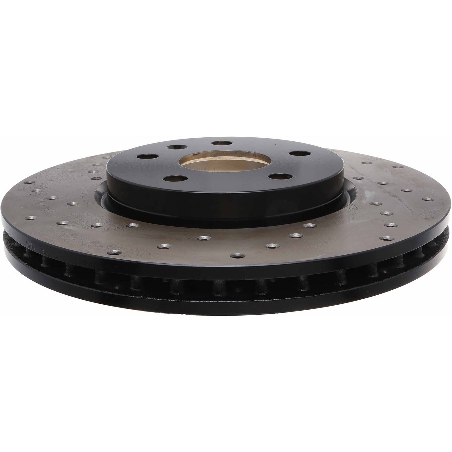StopTech Sport Cross Drilled Brake Rotor; Front Right