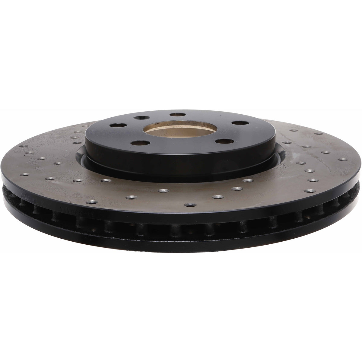 StopTech Sport Cross Drilled Brake Rotor; Front Right