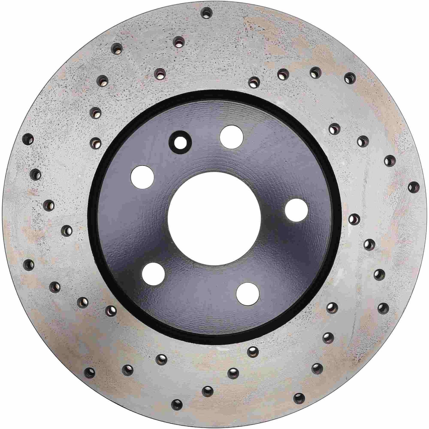 StopTech Sport Cross Drilled Brake Rotor; Front Right